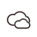 Cloud infra as a JSON icon